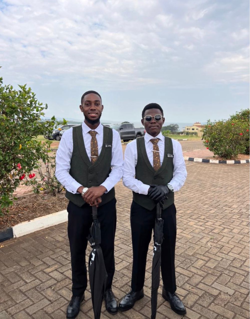 Summit Protocol officers at an event reception setup