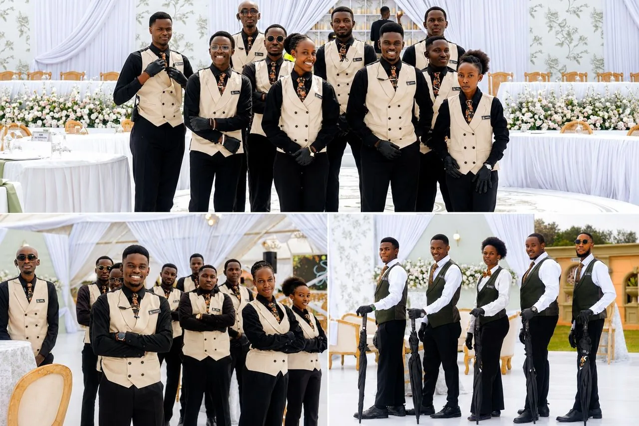 Summit Protocol team at a formal event setup